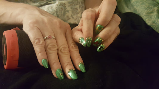 Glorious Purpose! Nails I did this time last year for the MCU Season One finale! #LOKI