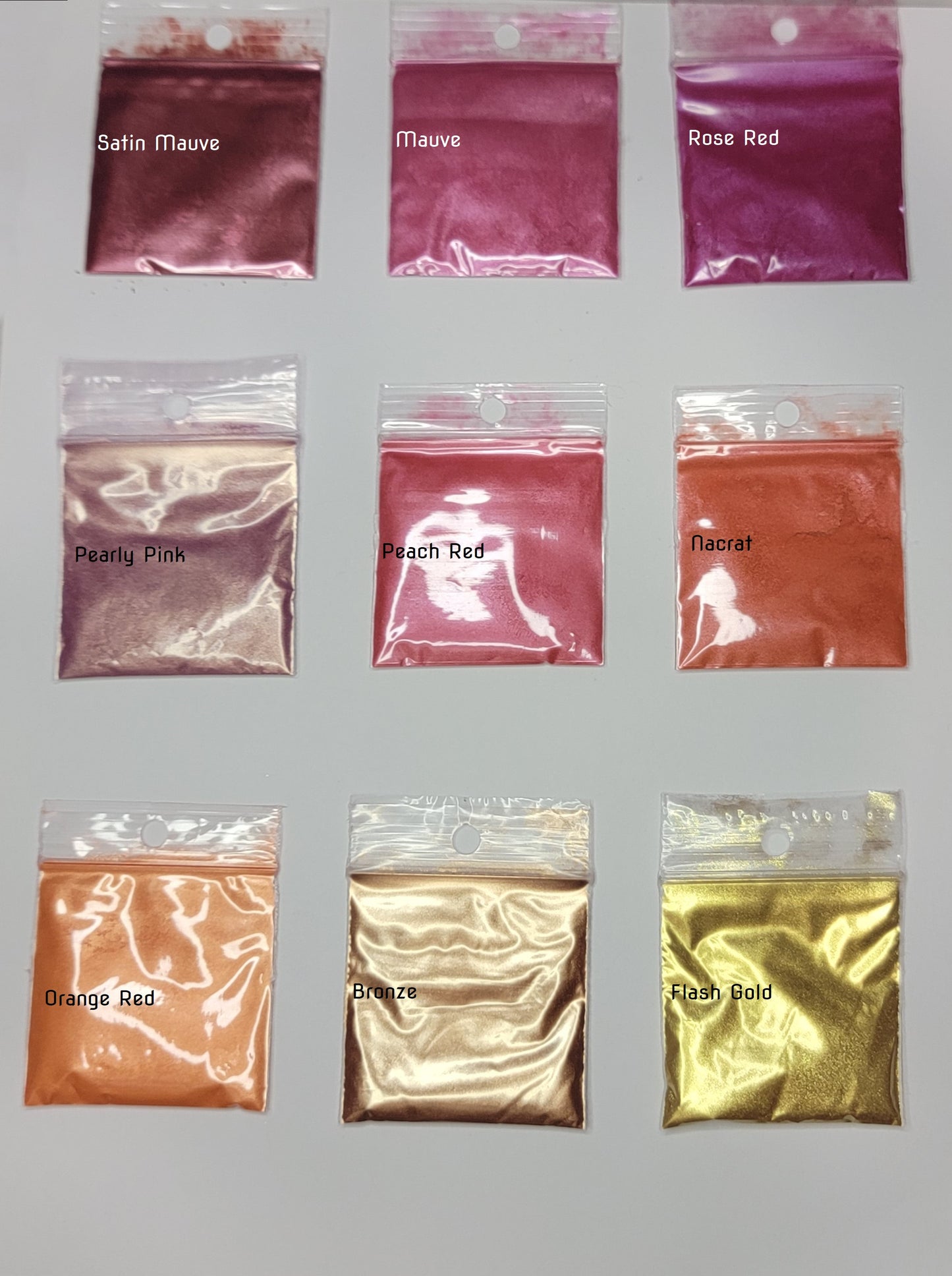 Satin Pigments - Warm Shades